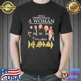 Premium Never underestimate a woman who understands hard rock and loves Def Leppard Unisex