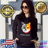 Premium Shiba Army Shibu Inu Crypto Currency Meme Unisex T-Shirt