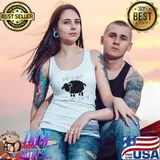 Sheep Valentine what is love baby don't herd me Tank Top
