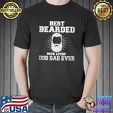 Top Best Bearded Lovin' Dog Dad - Dog Grooming T-Shirt