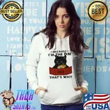Top Blackcatbecauseimthedmthatswhycad shirt