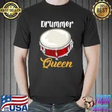Top Drummer Queen Premium T-Shirt Unisex