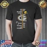 Top Green Bay Packers Kingsley Aaron De’vondre Davante Shirt Unisex