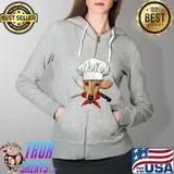 Top Greyhound Chef Dog, Cooking Baking Lover T-Shirt Full Zip Hooded