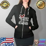 Top Home Economics Teacher Valentine's Day T-Shirt Full Zip Hooded