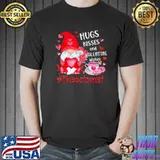 Top Hugs Kisses And Valentine Wishes Phlebotomist Valentines Day Gnome Shirt Unisex