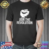 Top Join The Revolution Black Rights Supporter Black Activism T-shirt