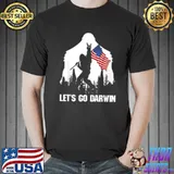 Top Let’s go darwin bigfoot American flag Unisex