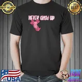 Top Never grow up Axolotl T-Shirt Unisex