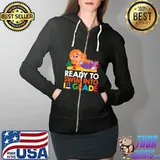Top Ready To Swim Into 1st Grade Mermaid Back To School Kid Gift T-Shirt Full Zip Hooded