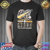 Top So 88 Years Of The Greatest NFL Teams Pittsburgh Steelers Thank You For The Memories Signatures Shirt
