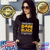 Unapologetic Dope Black Engineer African American History T-Shirt