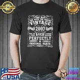 15 Year Old Gift Vintage 2007 Man Myth Legend 15th Birthday T- Unisex