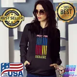 2022 I Stand with Ukraine Pray for Ukraine Love Ukraine Flag T-shirt