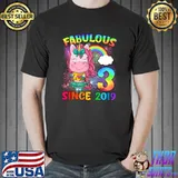 3 Years Old Unicorn 3rd Birthday Unicorn Girl Since 2019 Kid T-Shirt Unisex