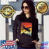 Airplane Pilot Vintage Retro Retro Premium T-Shirt