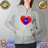 Awesome Funny Jobs Love Heart Welder Valentines Day Men Women T- Full Zip Hooded