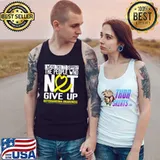 Awesome Osteosarcoma Not Give Up Yellow Ribbon Bone Cancer Awareness T- Tank Top