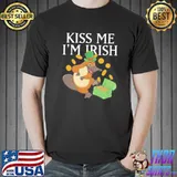 Awesome Platypus st. patrick's day kiss me I'm irish Unisex