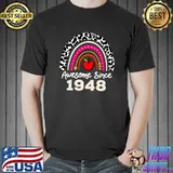 Awesome Since 1948 Born Leopard 74th Friendship 74 Year Old Premium T-Shirt Unisex