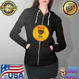 Black Cat firecrackers T-Shirt Full Zip Hooded