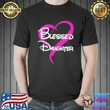 Blessed daughter god bless disney font Unisex
