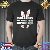 Bunny funny joke cute I said a hip hop easter day kid Unisex