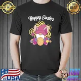 Bunny Gnome Easter Egg Happy Easter Outfit Easter Girls Boys T-Shirt Unisex