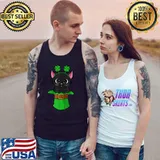 Cat St Patricks Day Leprechaun Shamrock Kitten Girls Boys T-Shirt Tank Top