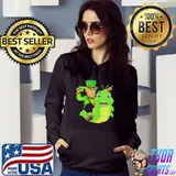 Caterpillar leprechaun ride caterpillar st patrick day shirt