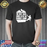 Climbing Bouldering Climber Mountain climber rock climbing T- Unisex
