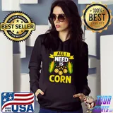 Corn Maize Vegetables Sweet Corn On The Cob Mexican T-shirt