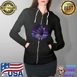 Cute Kawaii Anime Bat - Japanese Aesthetics - Vaporwave T- Full Zip Hooded