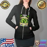 Dad And Daughter A Bond That Can't Be Broken Patrick's Day T- Full Zip Hooded