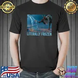 Disney Frozen Olaf and Sven Literally Frozen Meme T-Shirt Unisex