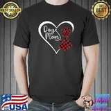 Dog Mom Buffalo Plaid Xmas Reindeer Merry Christmas T- Unisex