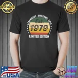 Est. 1979 Vintage 1979 Limited Edition 43rd Birthday T- Unisex
