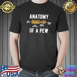 Funny Anatomy of a Pew Gun Bullet T-Shirt Unisex