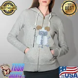 Funny baby cat zodiac aries T- Full Zip Hooded