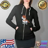Funny baby cat zodiac taurus T- Full Zip Hooded