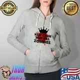 Funny Halloween Accessories Halloween Mask Trick or Treat T- Full Zip Hooded
