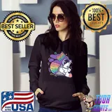 Gay Astronaut with Rainbow Flag - Cute LGBTQ Pride Premium T-Shirt