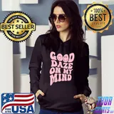 Good Daze On My Mind Aesthetic Trendy Smiley T-shirt
