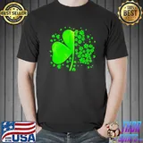 Green Leaf Clover Paw Shirt Unisex