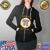 Happy PI Day Funny Math Teacher T- Full Zip Hooded