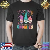 Happy Twosday With My Gnomie 2nd Grade Teacher 2-22-22 Gnome T-Shirt Unisex