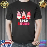 Happy Valentines Day Gnome Sped Squad Shirt Unisex