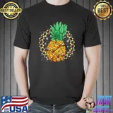 Hawaii Summer Tropical Fruit Pineapple Christmas In July T-shirt