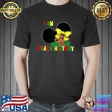 I Am Black Women Black History Month African American T-Shirt Unisex