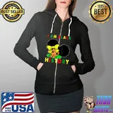 I Am The Strong African Queen girls - Black History Month T-Shirt Full Zip Hooded
